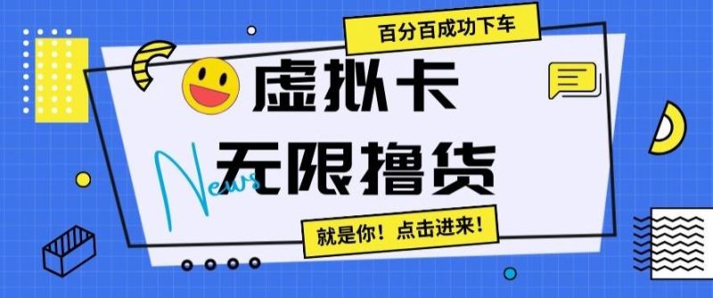 虚拟卡无限撸货，百分百成功下车【仅揭秘】-一人公司创业项目 - 淘金吧