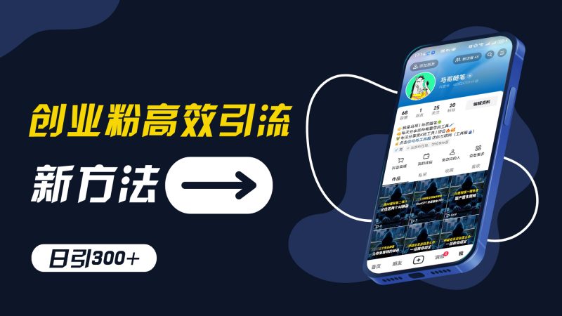 创业粉高效引流,抖音工具号玩法,日引300+,不要成为学习高手,要成为实战高手【揭秘】-一人公司创业项目 - 淘金吧
