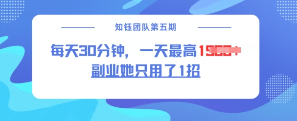 副业她只用了1招,每天30分钟,无脑二创,一天最高1.5k-一人公司创业项目 - 淘金吧