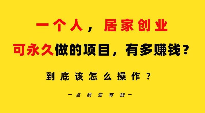一个人，居家创业：B站每天10分钟，单账号日引创业粉100+，月稳定变现5W…-淘金吧副业资源站