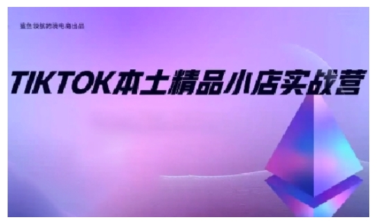 TikTok本土精品小店出海实战营,从入门到高阶,不止0-1!-一人公司创业项目 - 淘金吧