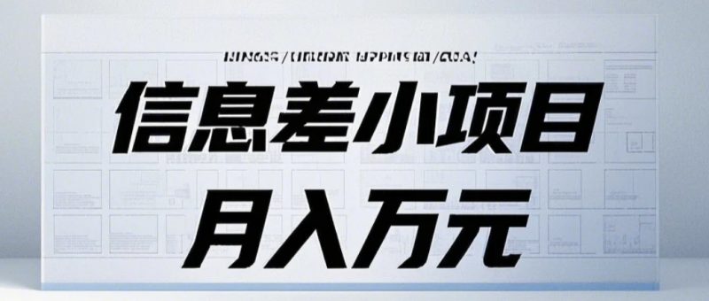 信息差小项目：国内外视频代下载，项目操作简单零成本零门槛月入过万-一人公司创业项目 - 淘金吧