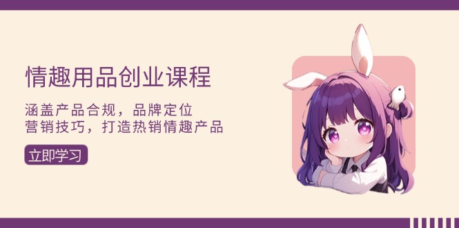 情趣用品创业课程:涵盖产品合规,品牌定位,营销技巧,打造热销情趣产品-一人公司创业项目 - 淘金吧