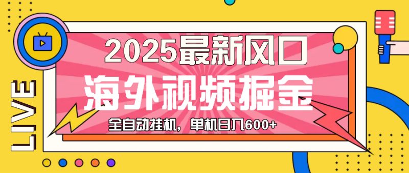 最近风口，海外视频掘金，看海外视频广告 ，轻轻松松日入600+-一人公司创业项目 - 淘金吧