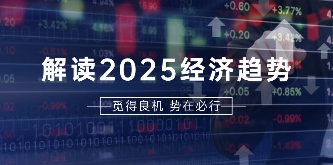 解读2025经济趋势、美股、A港股等资产前景判断，助您抢先布局未来投资-一人公司创业项目 - 淘金吧