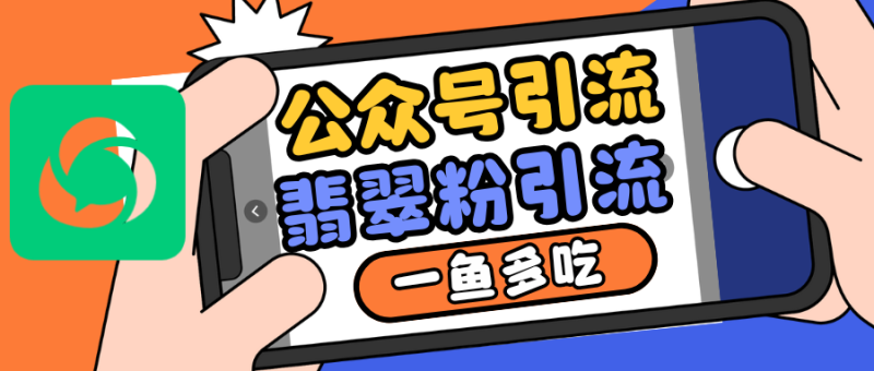 公众号低成本引流翡翠粉，高客单价，大力出奇迹一鱼多吃-一人公司创业项目 - 淘金吧