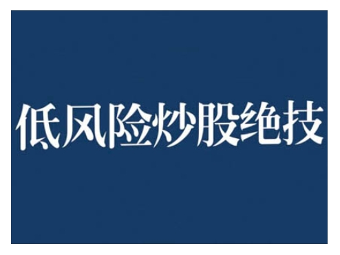 2024低风险股票实操营，低风险，高回报-一人公司创业项目 - 淘金吧