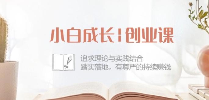 小白成长创业课:追求理论与实践结合,踏实落地,有尊严的持续赚钱-42节-一人公司创业项目 - 淘金吧