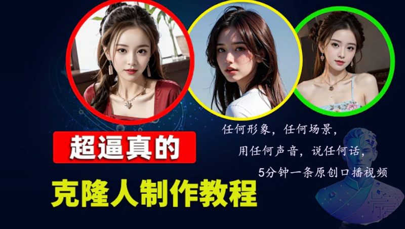 数字人2.0,2024下半年最火项目,无限免费生成视频,任何场景,用任何…-一人公司创业项目 - 淘金吧