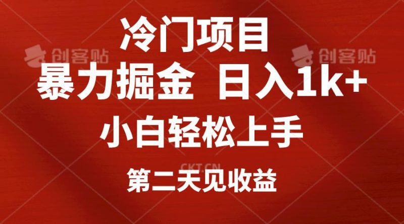 冷门项目，靠一款软件定制头像引流 日入1000+小白轻松上手，第二天见收益-一人公司创业项目 - 淘金吧