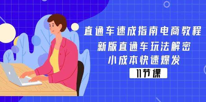 直通车 速成指南电商教程：新版直通车玩法解密，小成本快速爆发(11节-一人公司创业项目 - 淘金吧