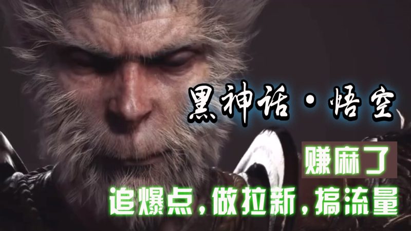 黑神话悟空离线完整版+修改器，追爆点做拉新搞流量，赚麻了-一人公司创业项目 - 淘金吧