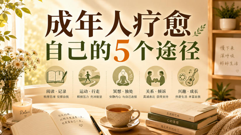 付费文章:成年人疗愈自己的5个途径 付费文章:成年人疗愈自己的5个途径